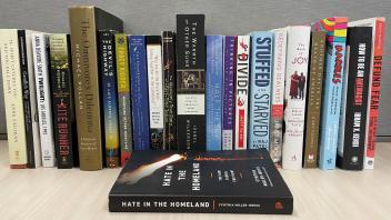 Spines of Book Project selections from 2002 to 2023